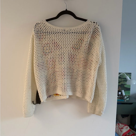 Cotton Emporium Multicolor Crochet Cardigan - Picture 2 of 3